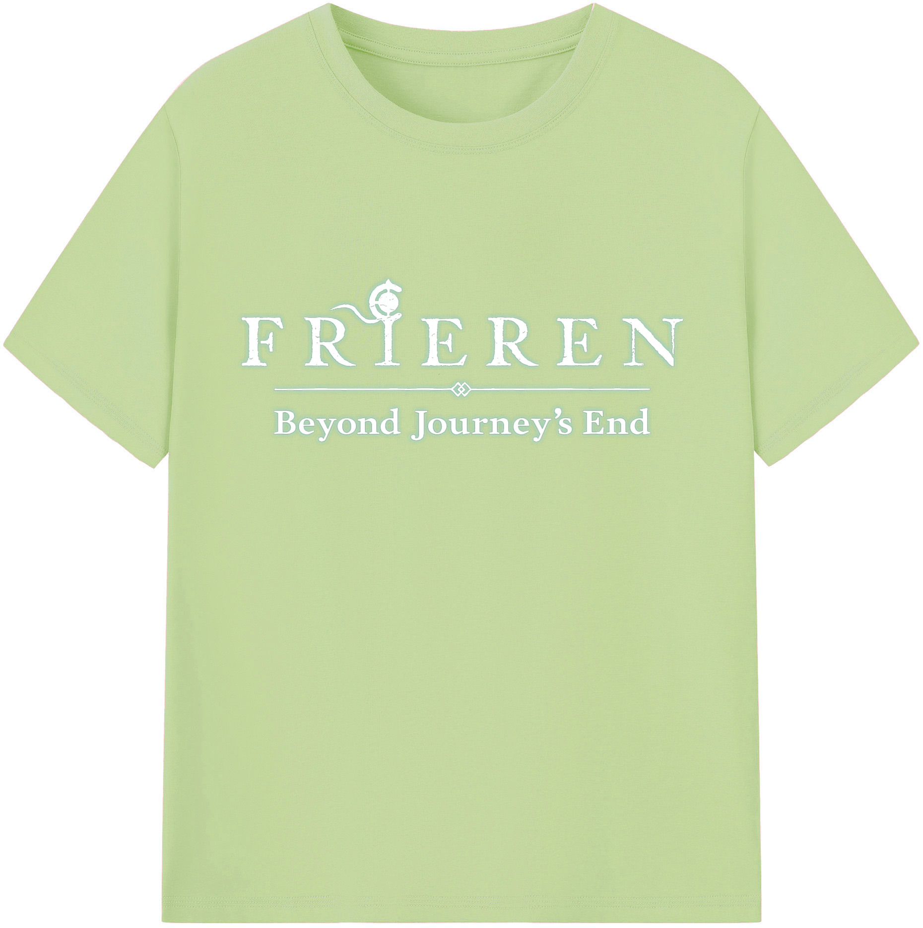 （画像用） 葬送のフリーレン Frieren 綿100％半袖Tシャツ（フロントプリント）